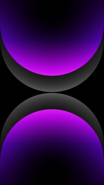 iPhone 16 Pro Max Purple Circles Wallpaper