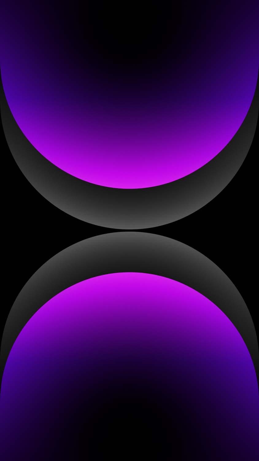 iPhone 16 Pro Max Purple Circles Wallpaper