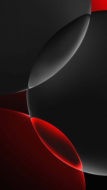 iPhone 16 Pro Red Black Wallpaper