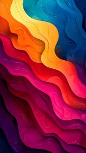 3D Colours Wallpaper