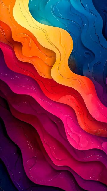 3D Colours Wallpaper