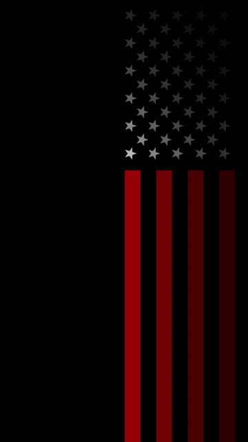 American Flag Dark Wallpaper