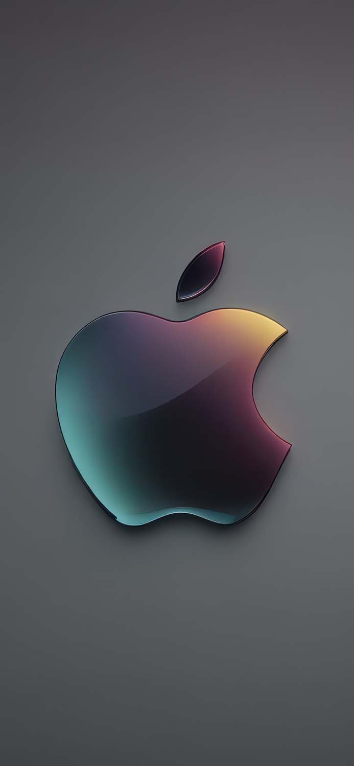 Apple Logo 3D Abstract Wallpaper