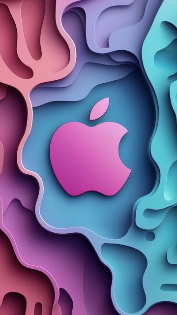 Apple Logo 3D Wallpaper