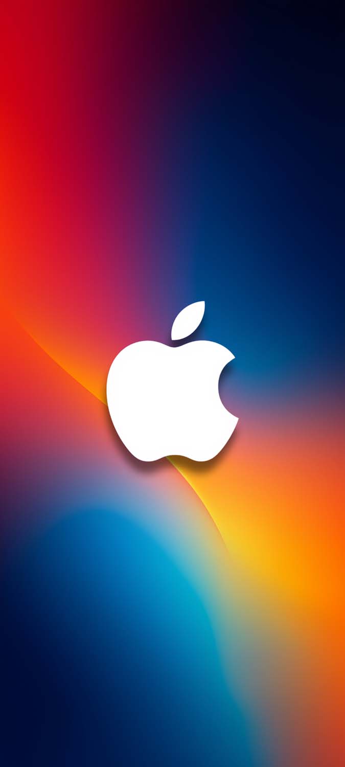 Apple Logo Minimal Gradient Art Wallpaper