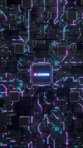 CPU Neon Wallpaper