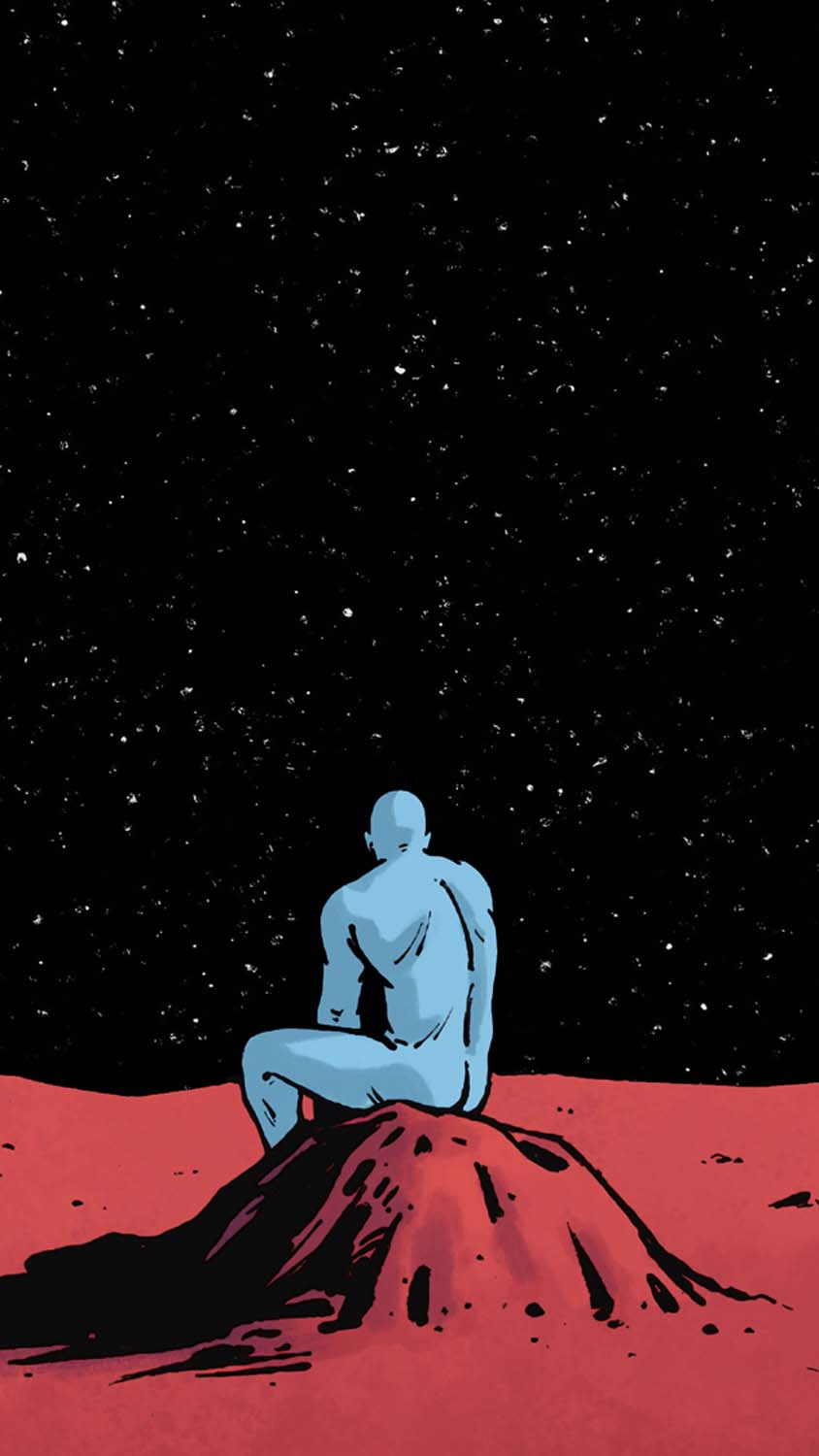 Dr Manhattan on Mars Wallpaper