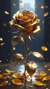 Golden Rose Wallpaper