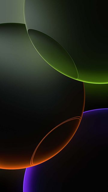 iPhone 16 Pro Circles Colours Wallpaper