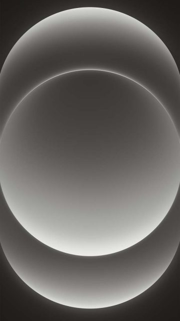 iPhone 16 Pro Dual Circles Wallpaper