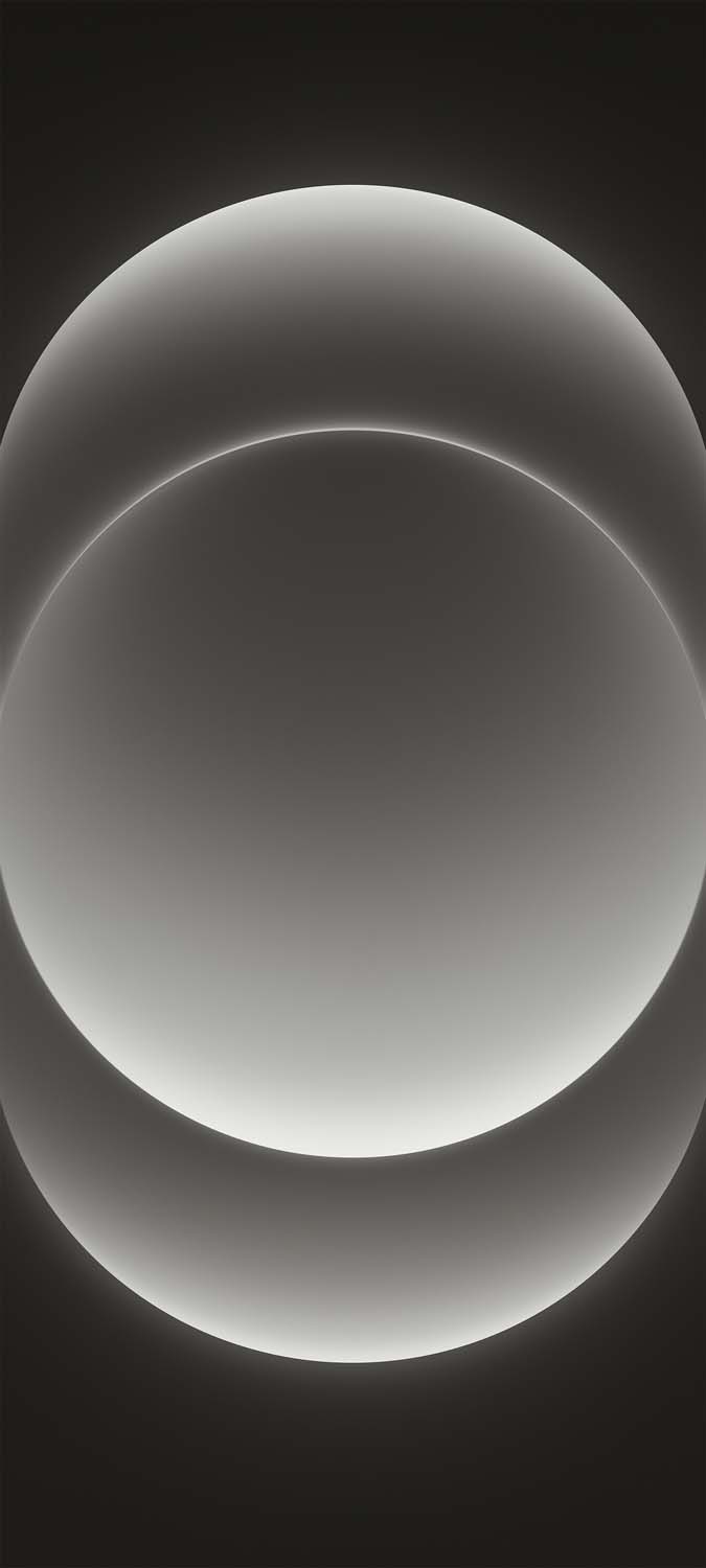 iPhone 16 Pro Dual Circles Wallpaper