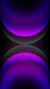 iPhone 16 Pro Dual Spheres Abstract Wallpaper