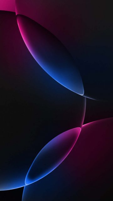 iPhone 16 Pro RGB Circles Wallpaper