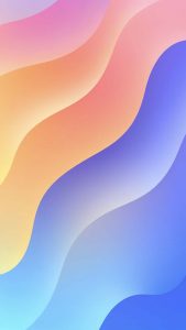 3D Colorful Waves Wallpaper