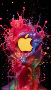 Apple Logo Colour Splash