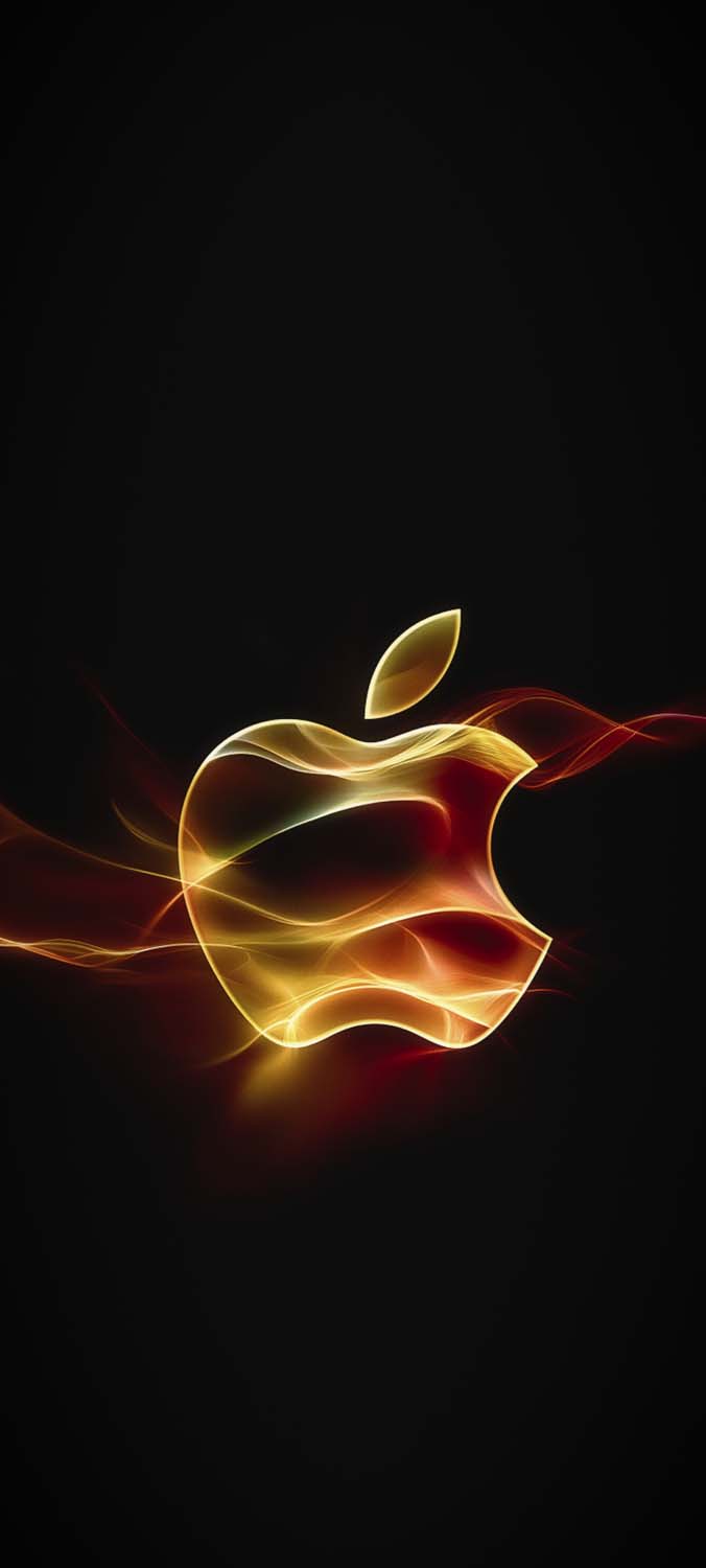 Apple Logo Glow Wallpaper