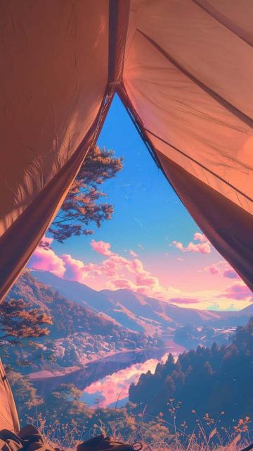 Camping Views Wallpaper