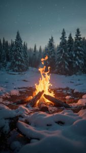 Fire in Snow