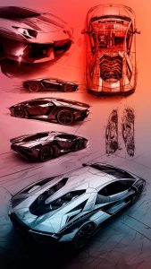 Lambo Anatomy Wallpaper