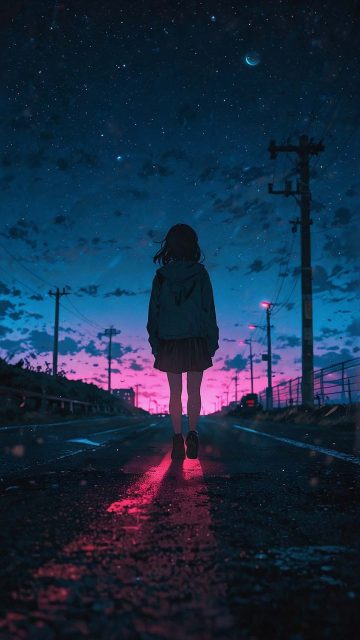 Lonely Girl Wallpaper