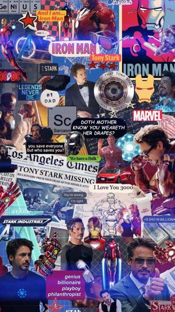 Tony Stark Love you 3000 Wallpaper