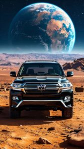 Toyota on Moon Wallpaper