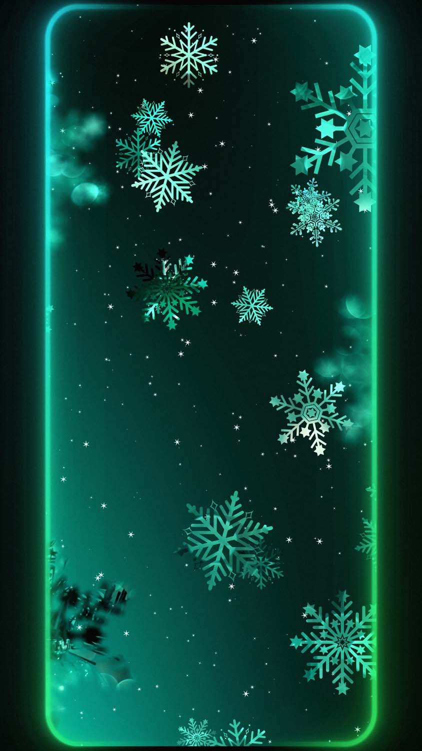 Winter Neon Wallpaper