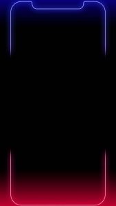 iPhone 14 Dual Neon Wallpaper