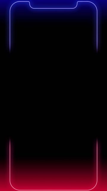 iPhone 14 Dual Neon Wallpaper