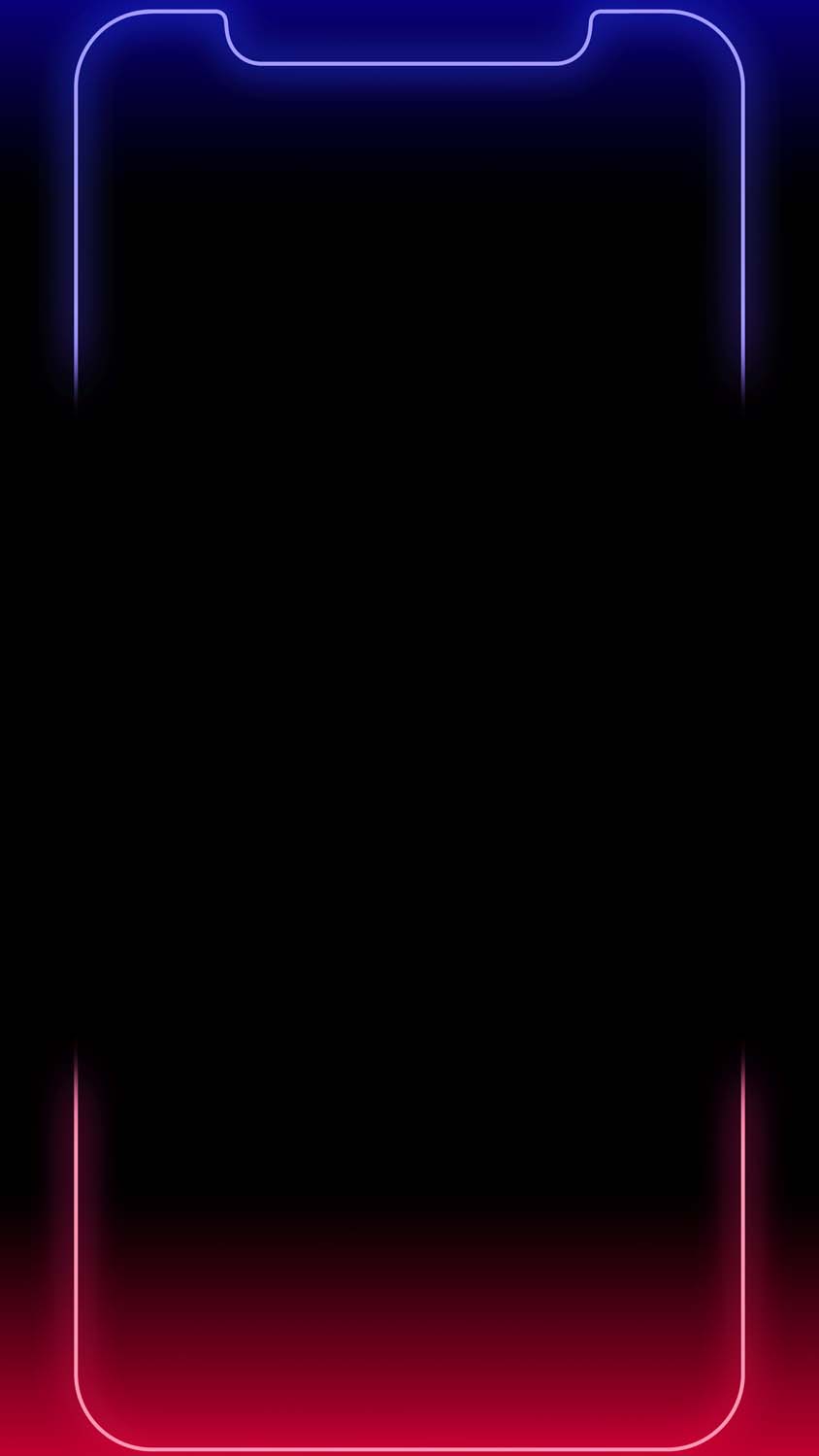 iPhone 14 Dual Neon Wallpaper