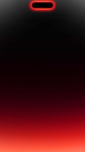 iPhone 16 Pro Dynamic Island Neon Red Wallpaper