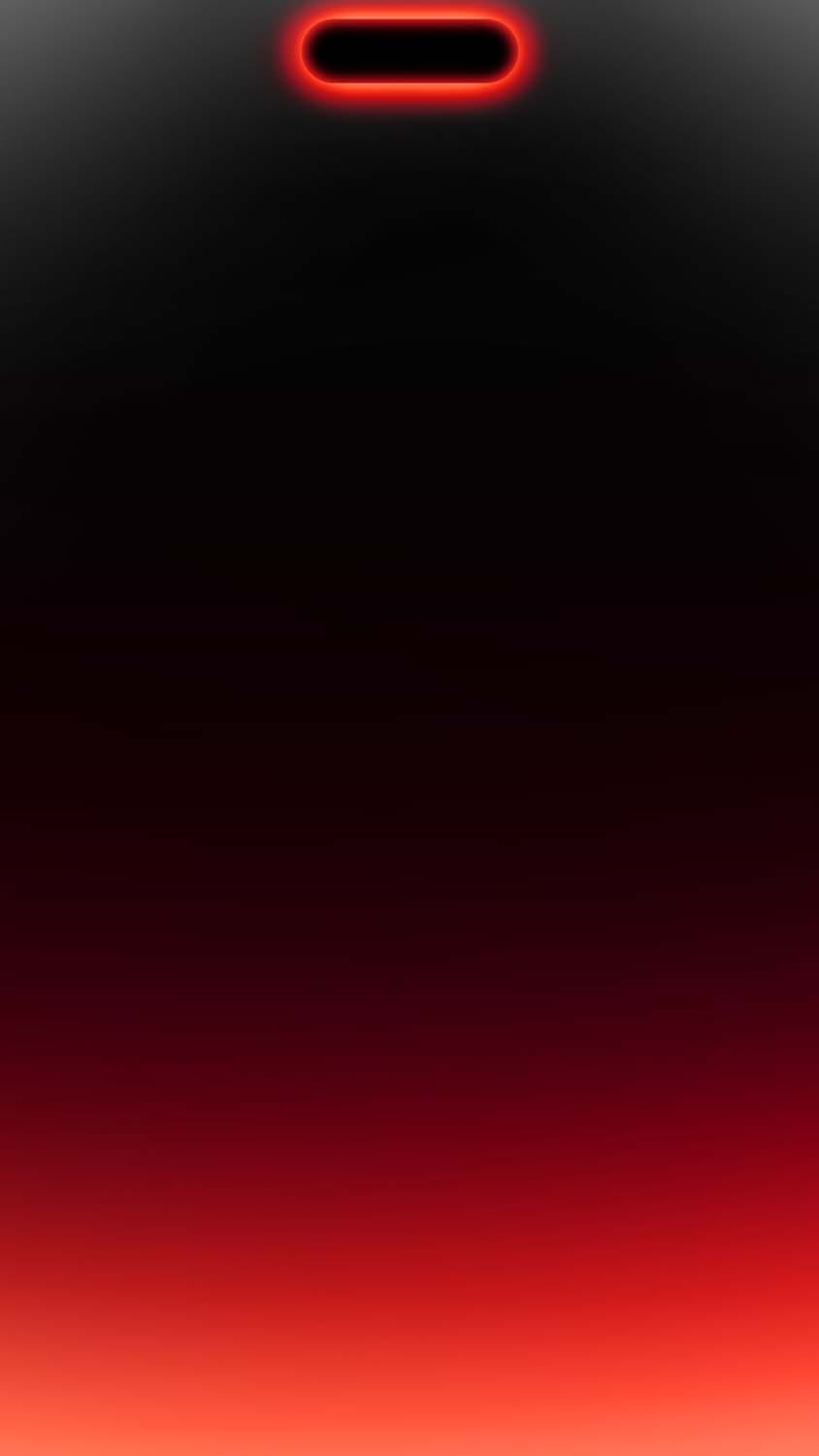 iPhone 16 Pro Dynamic Island Neon Red Wallpaper