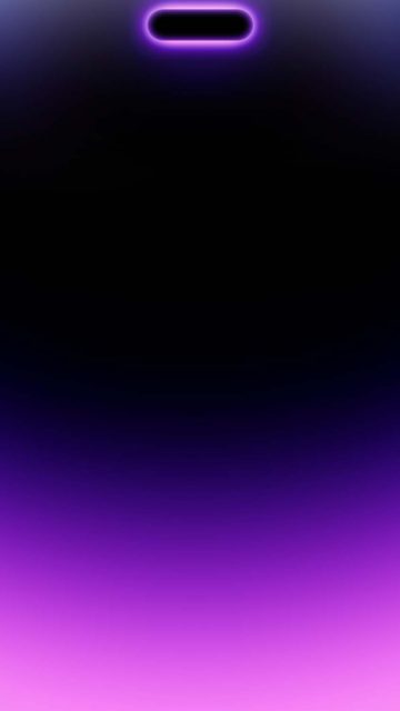 iPhone 16 Pro Max Dynamic Island Purple Wallpaper