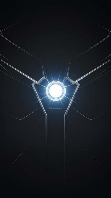 Arc Reactor iPhone Wallpaper