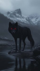 Black Wolf Wallpaper