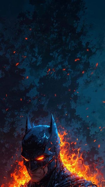 Burning Batman