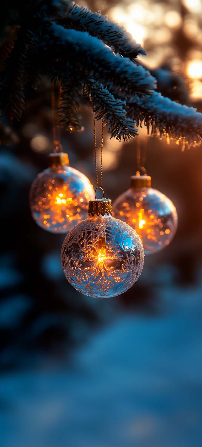 Christmas Balls Wallpaper