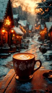 Christmas Coffee Wallpaper