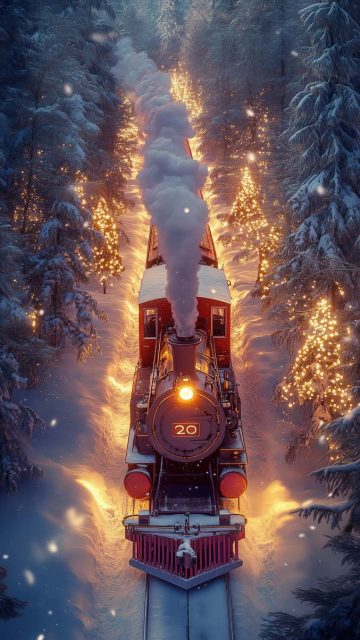 Christmas Express Wallpaper