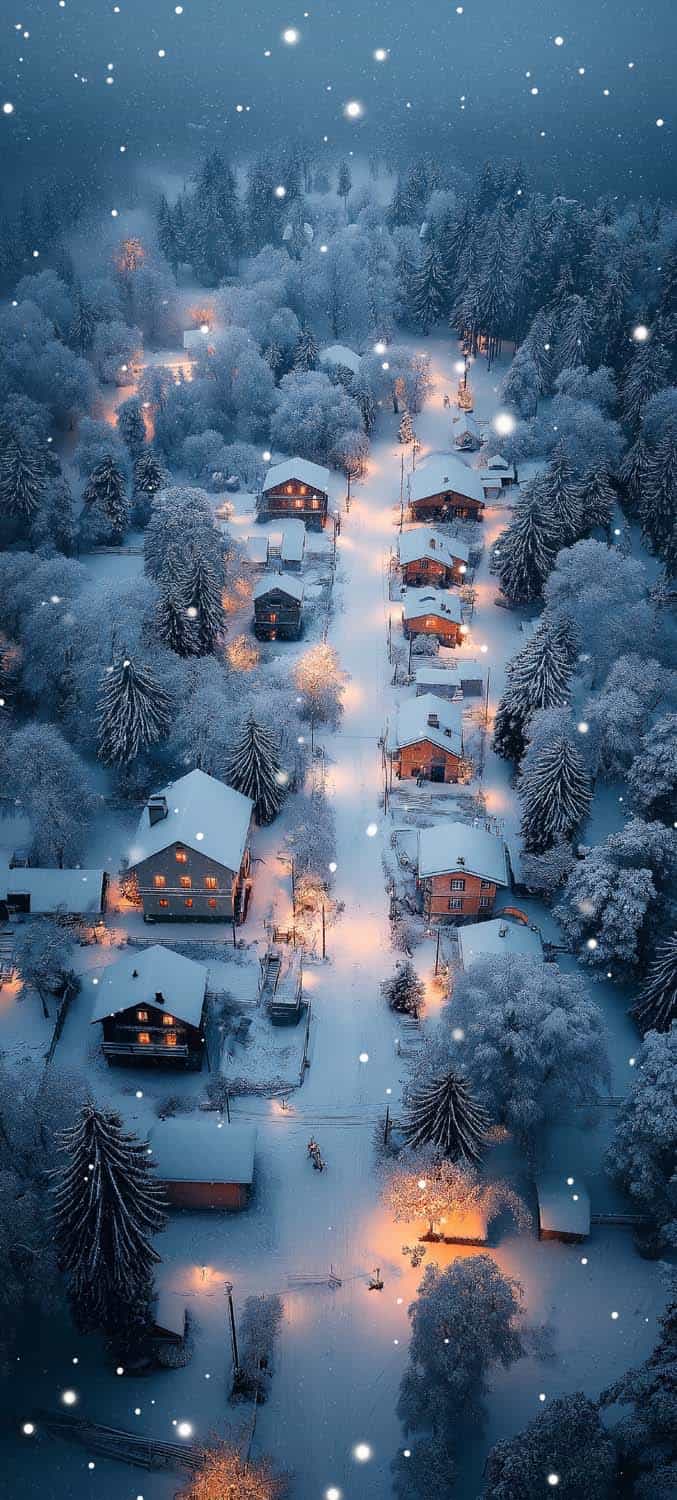 Christmas Homes Wallpaper