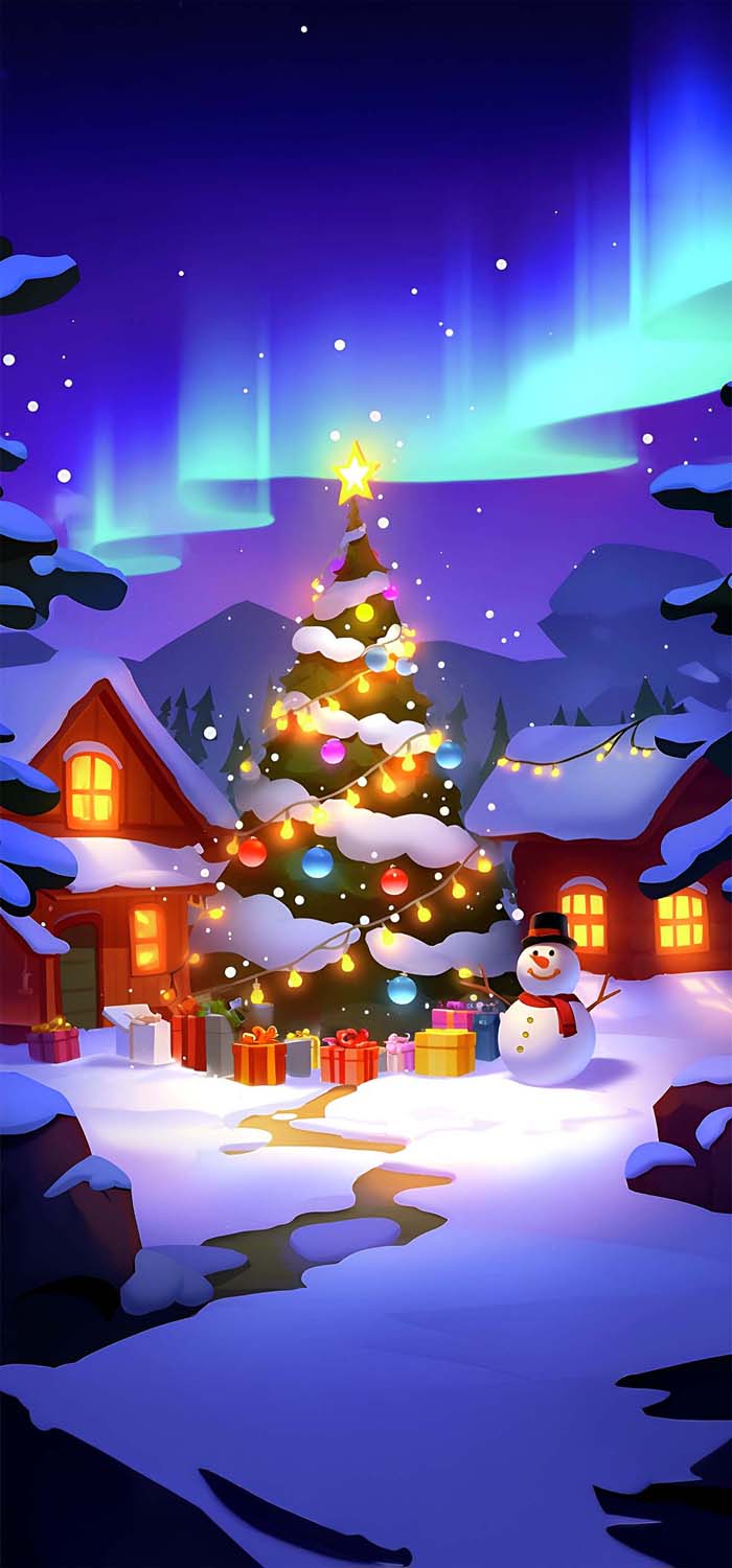 Christmas Tree North Wallpaper