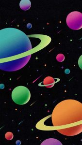 Colorful Planets Wallpaper