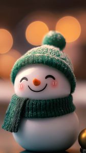 Cute Snowman Wallpaper