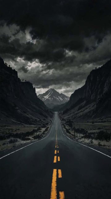 Dark Road Wallpaper