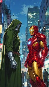 Dr Doom vs Iron Man Wallpaper