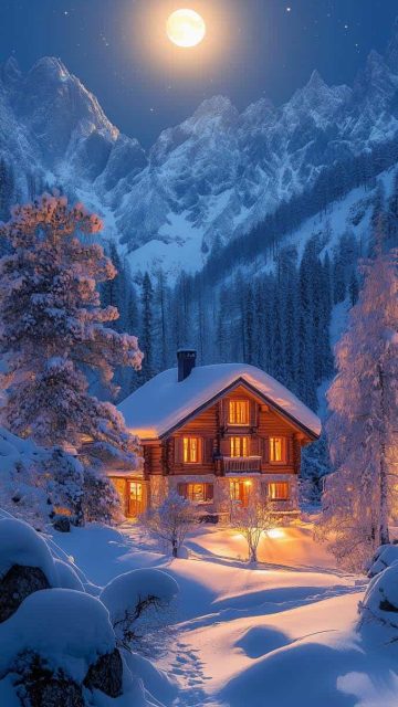 Holiday House Wallpaper