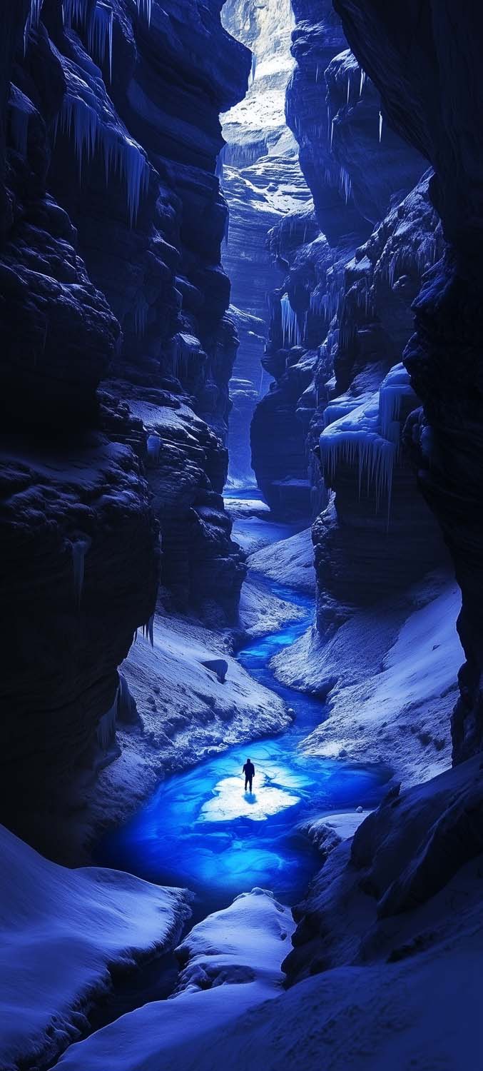 Ice Cave Wallpaper