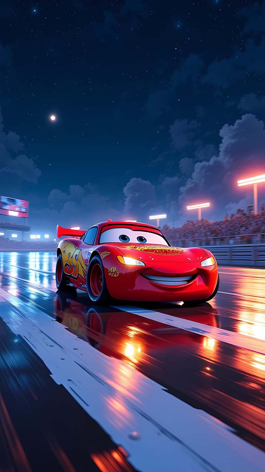 Lightning McQueen iPhone Wallpaper