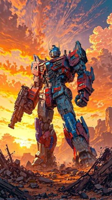 Optimus Prime Epic iPhone Wallpaper