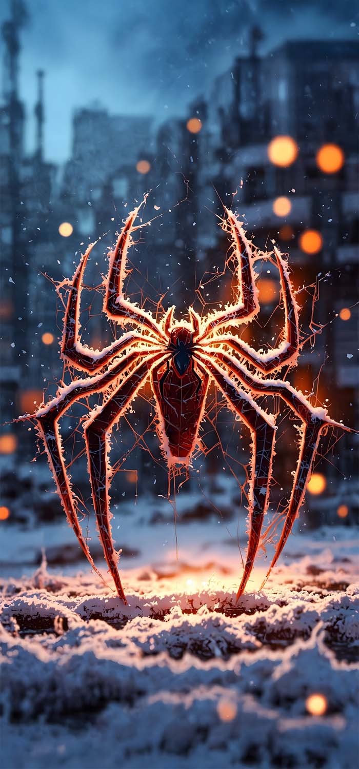 Snow Spider Wallpaper